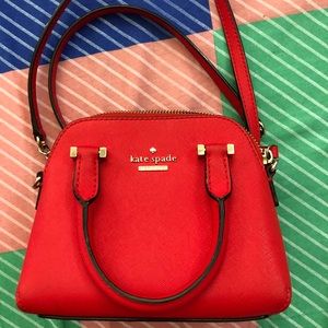 SOLD Kate Spade Mini Maise Red Crossbody